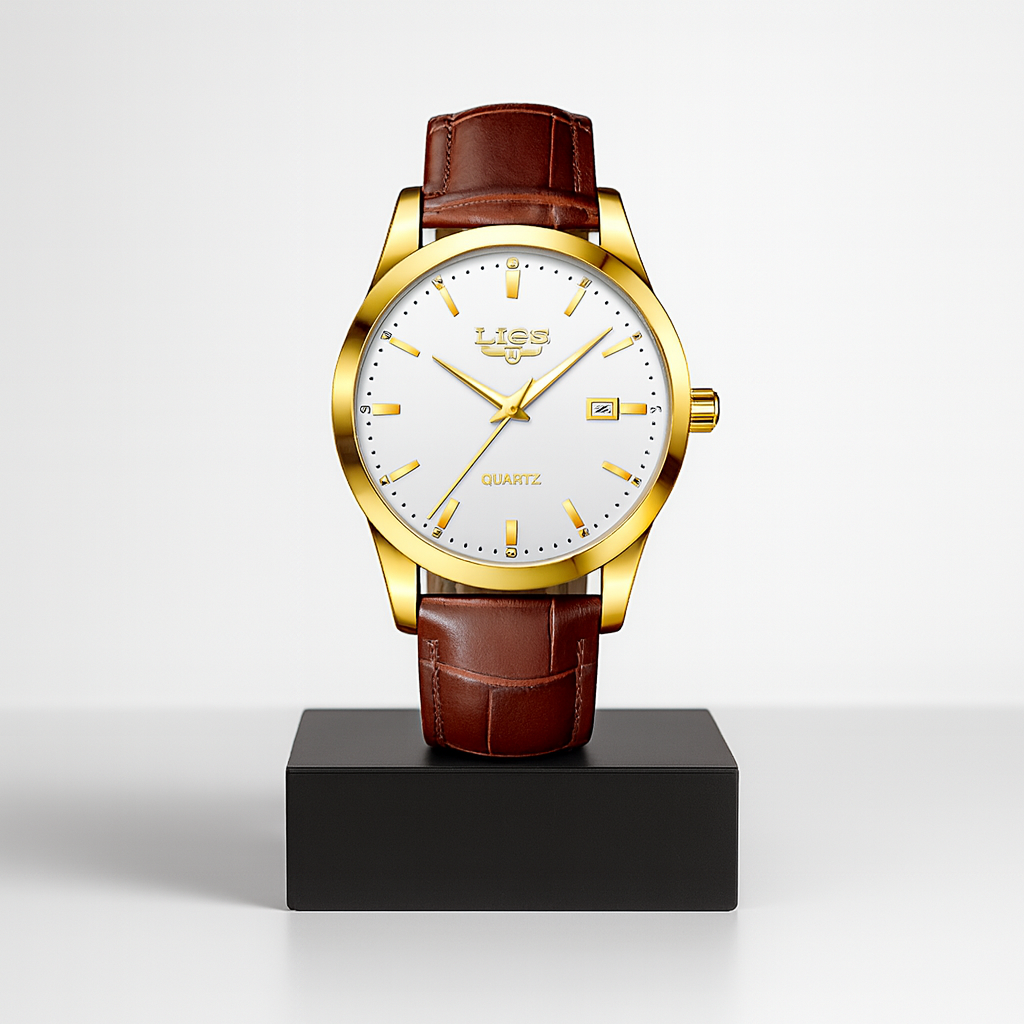 Sam | Læder Military Chronograph Ur | 40mm