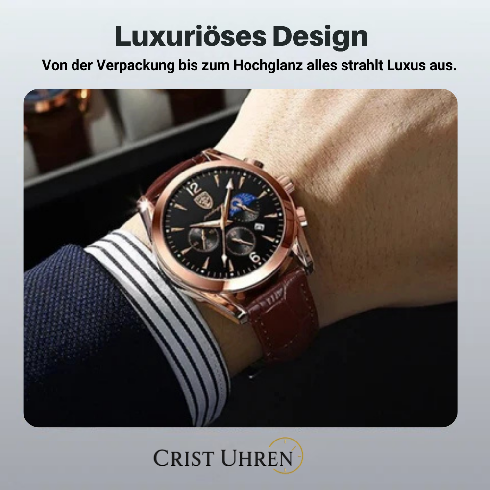 Adrian | Moderne Damen-Quarzuhr | 42 mm