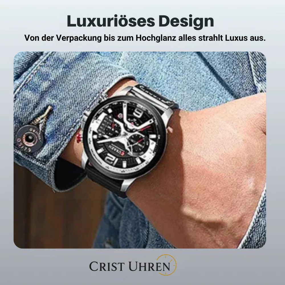 Ryder | ChronoForce Herrenuhr | 48 mm