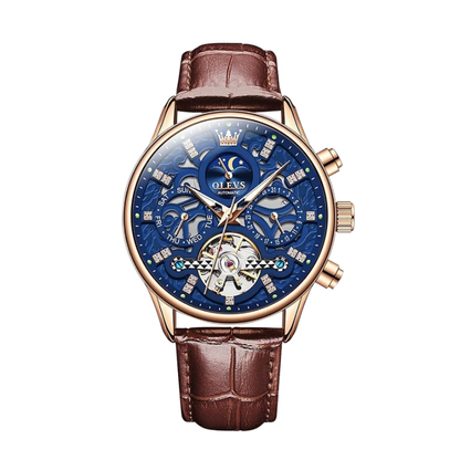 Theron | Automatisk Mekanisk Lædeur | 40mm