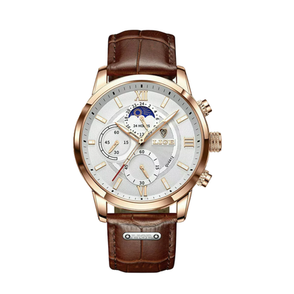 Darian | Sport Chrono Læderur til Mænd | 43mm