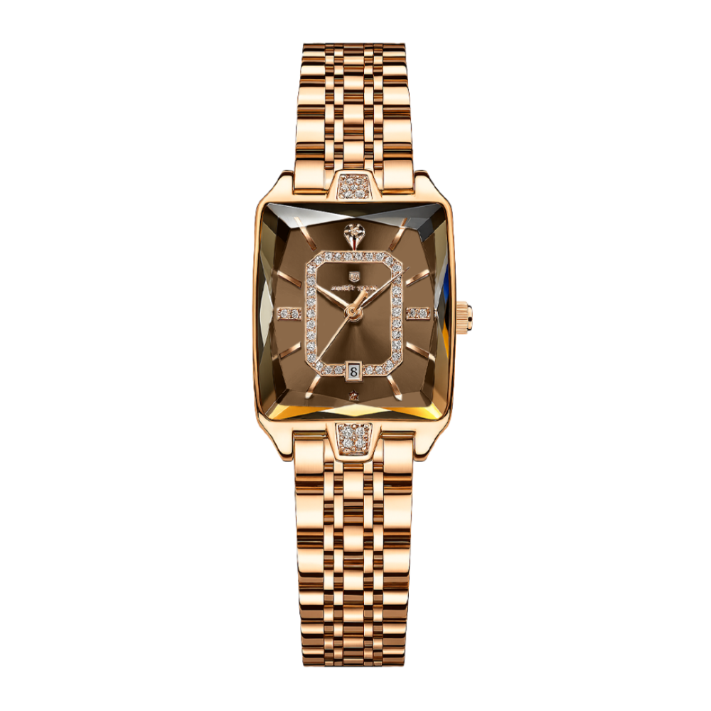 Melody | Moderne quadratische Damenuhr | 25 mm