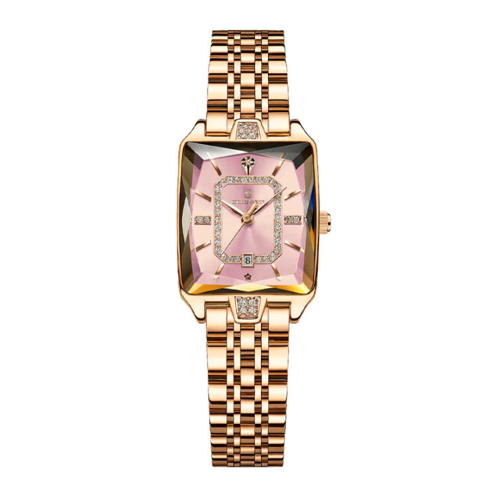 Melody | Moderne quadratische Damenuhr | 25 mm