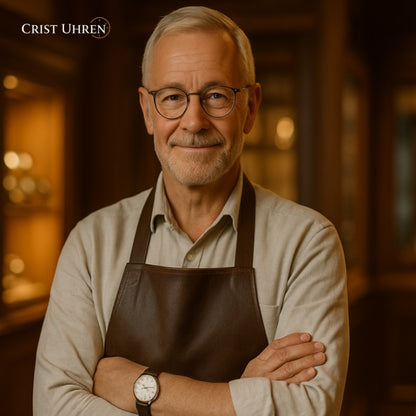 Miles | Chronograph Armbanduhr mit Lederarmband | 46 mm