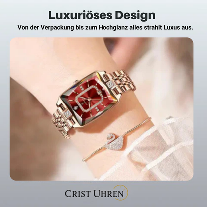 Melody | Moderne quadratische Damenuhr | 25 mm