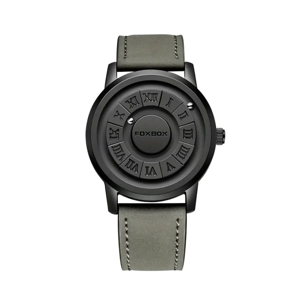 Draxon | Sort Urske Casual Kvarts Armbåndsur | 42mm