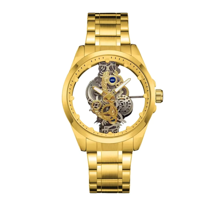 Ronan | Dobbelt-sidet Skelet Kvarts Armbåndsur | 42mm