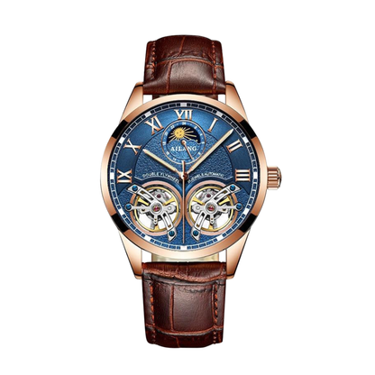 Lucien | Dual Tourbillon Lunar Time Scale Herrenuhr | 41 mm