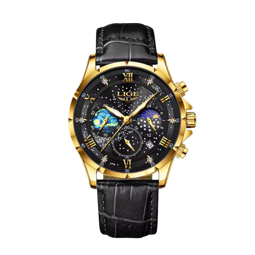 Landon | Raffineret Månefaseure | 42mm