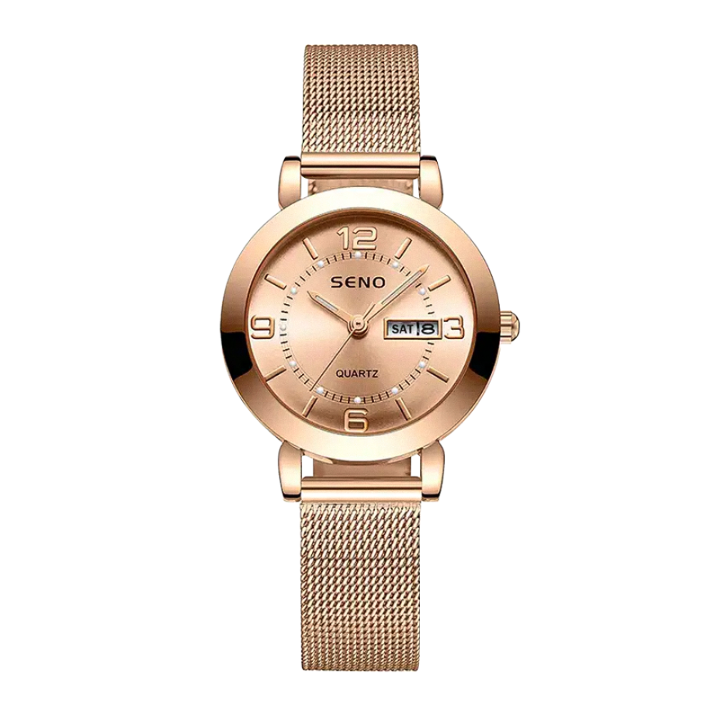 Elizabeth | Elegante Uhr mit Mesh-Armband | 28 mm