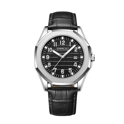 Ethan | Klassische Herrenuhr mit Lederarmband | 42 mm