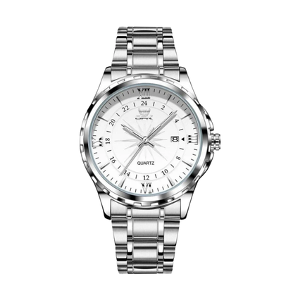 Maverick | Kronograf Læderarmbåndsur til Mænd | 40mm