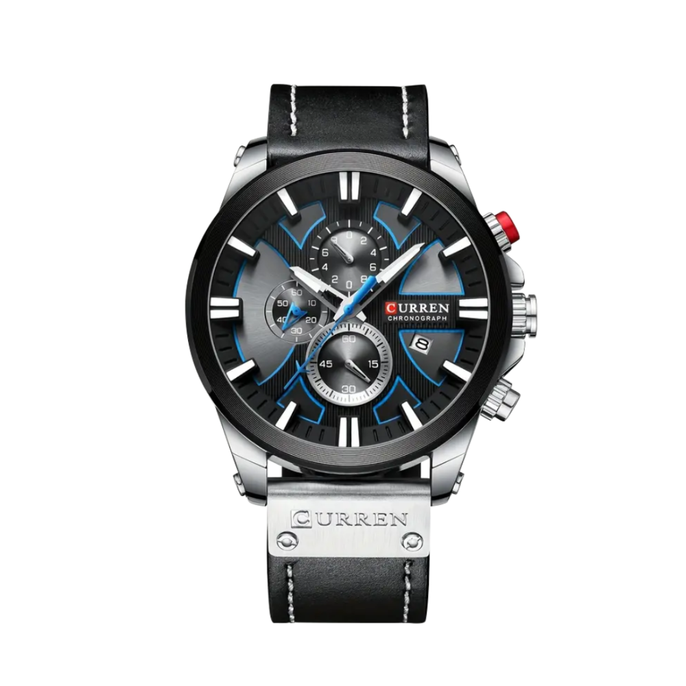 Grayson | Herre Multifunktionelt Selvlysende Quartz Ur | 49mm