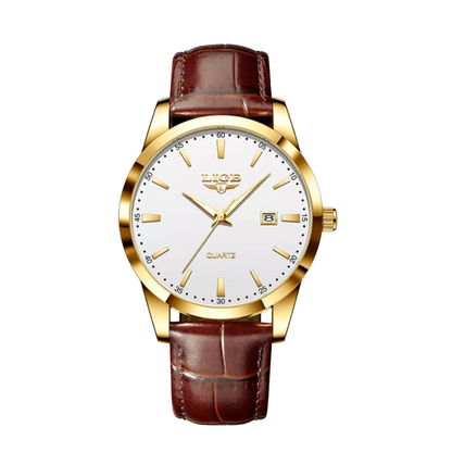 Sam | Læder Military Chronograph Ur | 40mm