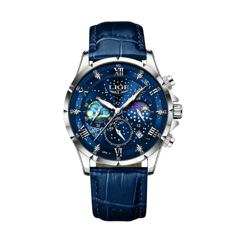 Landon | Raffineret Månefaseure | 42mm