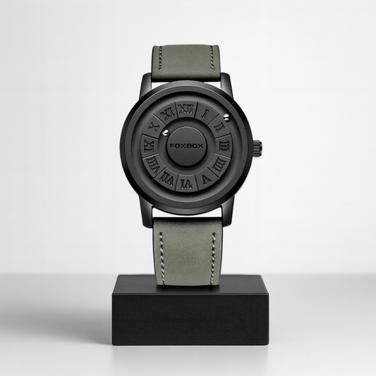 Draxon | Sort Urske Casual Kvarts Armbåndsur | 42mm