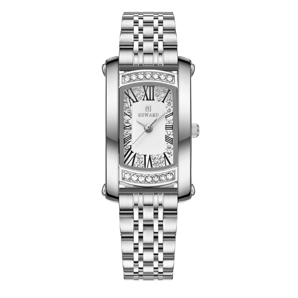 Adeline | Elegante Damenuhr mit funkelnden Kristalldetails | 36 mm