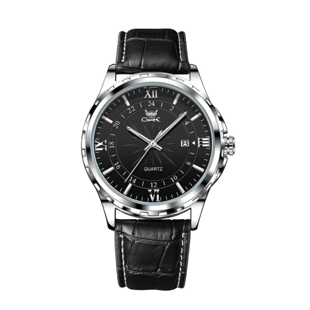 Maverick | Kronograf Læderarmbåndsur til Mænd | 40mm