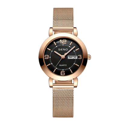 Elizabeth | Elegante Uhr mit Mesh-Armband | 28 mm
