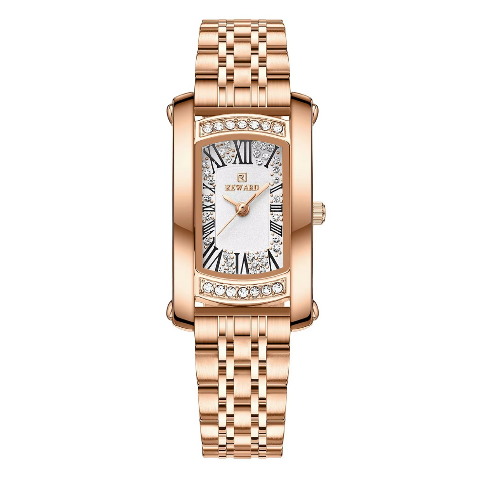 Adeline | Elegante Damenuhr mit funkelnden Kristalldetails | 36 mm