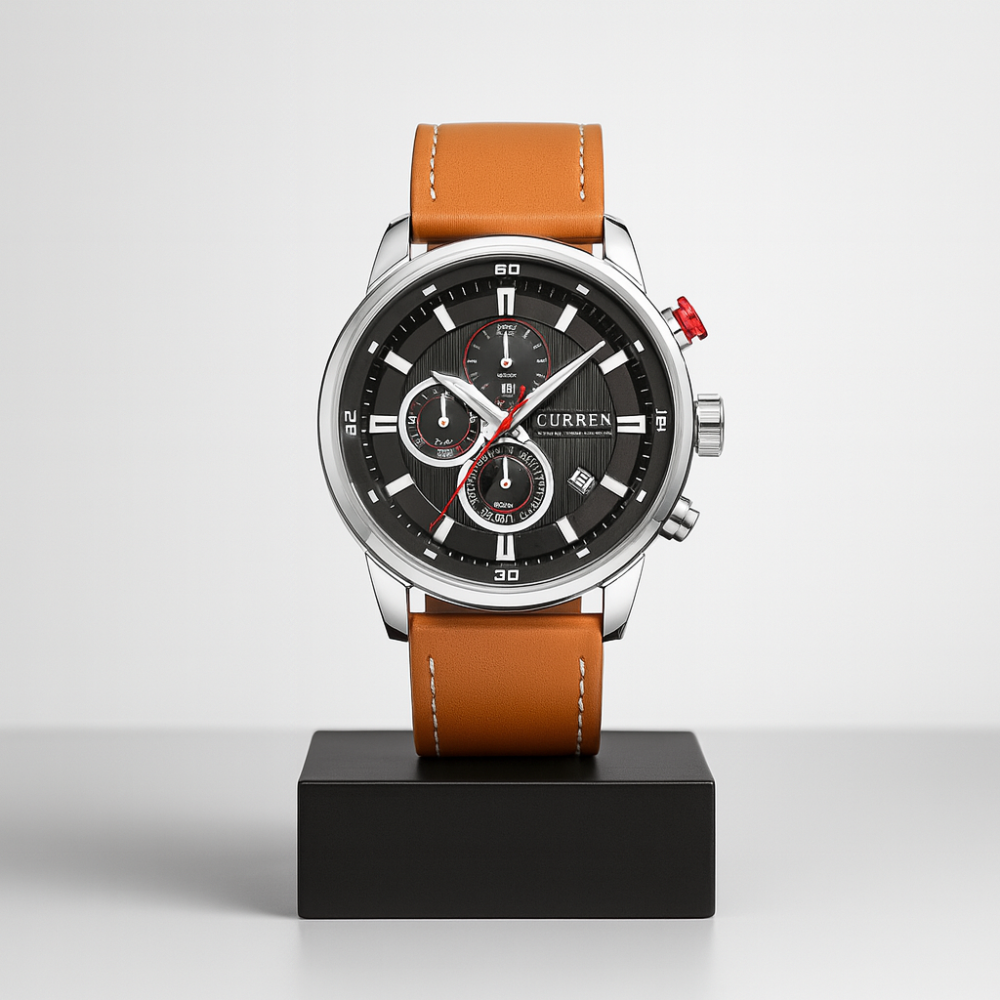 Axton | Multifunktionelt Kronograf Armbåndsur | 46mm