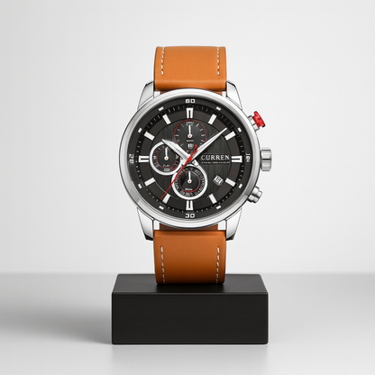 Axton | Multifunktionelt Kronograf Armbåndsur | 46mm