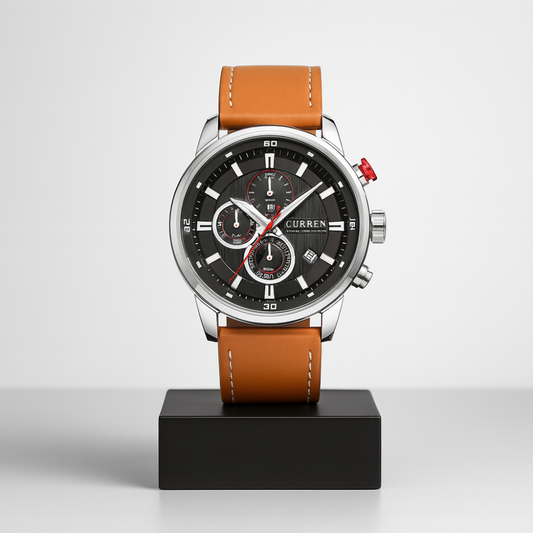 Axton | Multifunktionelt Kronograf Armbåndsur | 46mm