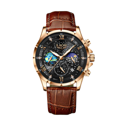 Landon | Raffineret Månefaseure | 42mm