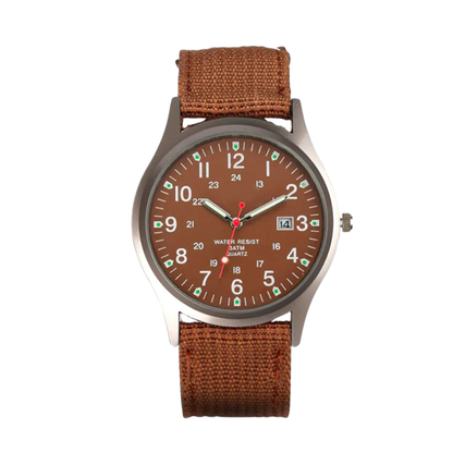 Mateo | Robuste Uhr mit strapazierfähigem Canvas-Armband | 40 mm