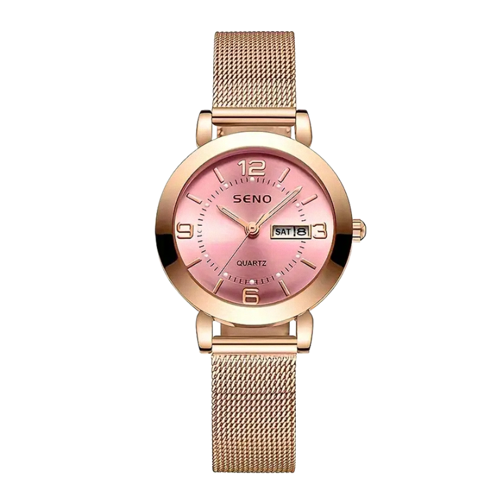 Elizabeth | Elegante Uhr mit Mesh-Armband | 28 mm