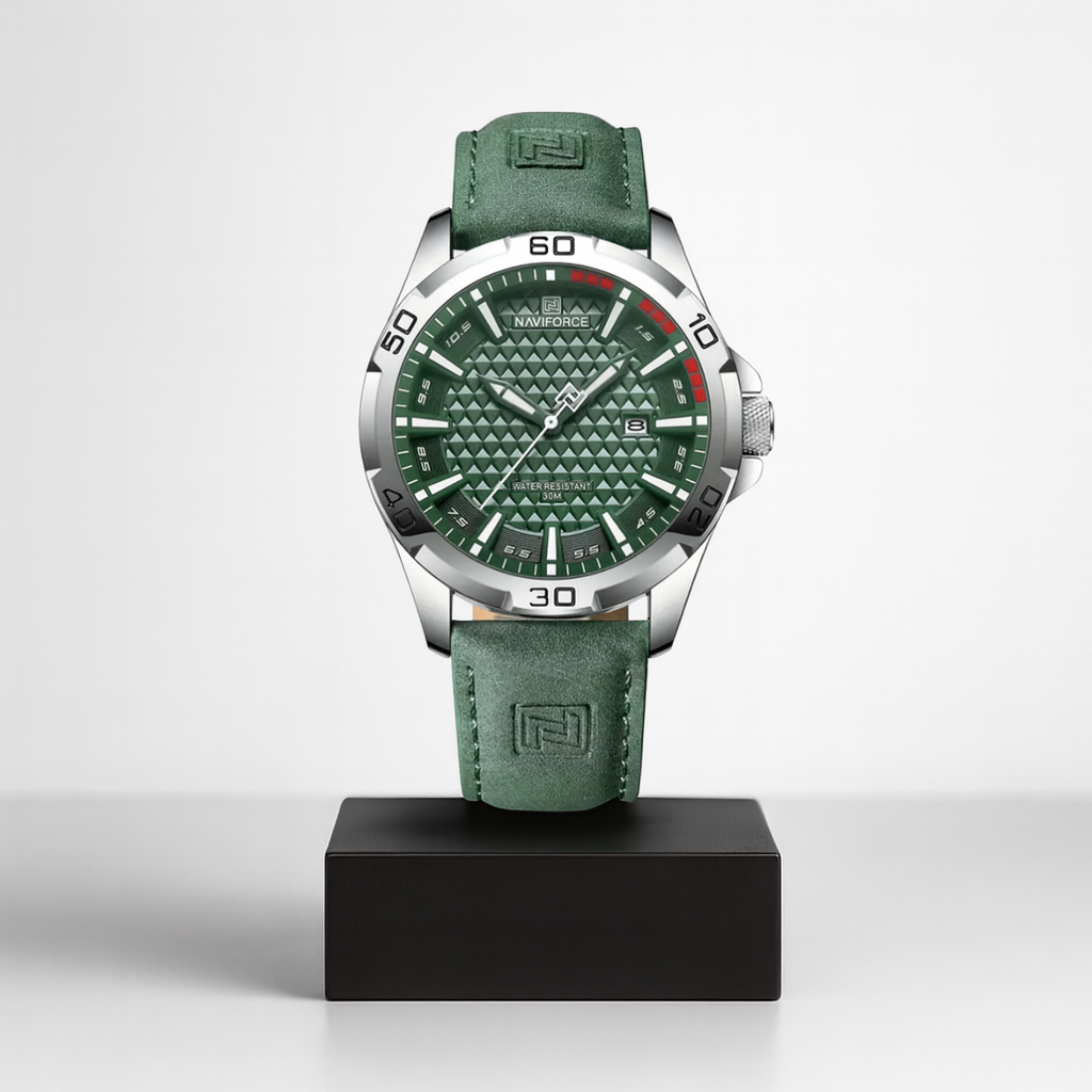 Arvion | Klassisk Herre Kvarts Læderur | 45mm