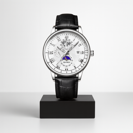 Julian | Global Voyager Mondphasen-Herrenuhr | 40 mm