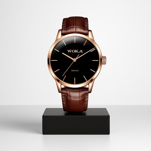 Felix | Elegante Roségold-Quarzuhr | 40 mm