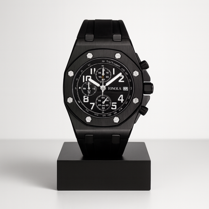 Andrei | Chronograph Herrenuhr mit achteckiger Lünette | 43 mm