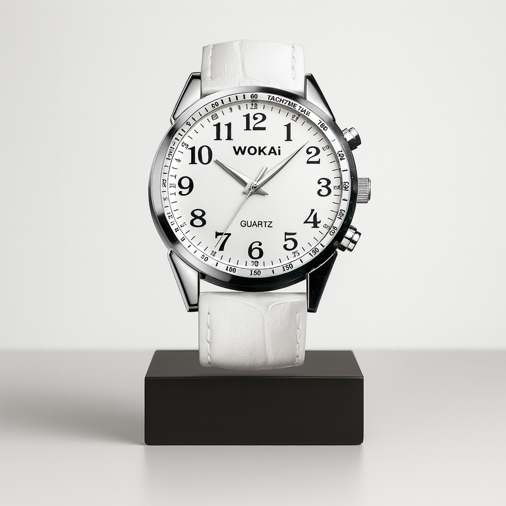 Jerick | Moderne Herrenuhr mit Rennsport-Charakter und Lederarmband | 40 mm