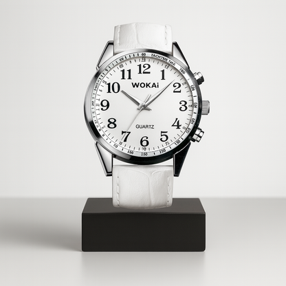 Jerick | Moderne Herrenuhr mit Rennsport-Charakter und Lederarmband | 40 mm