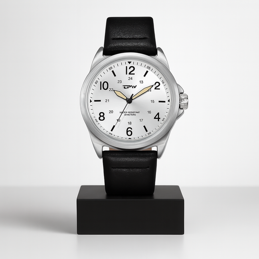 Julian | MetroEdge Herrenuhr mit Lederarmband | 43 mm