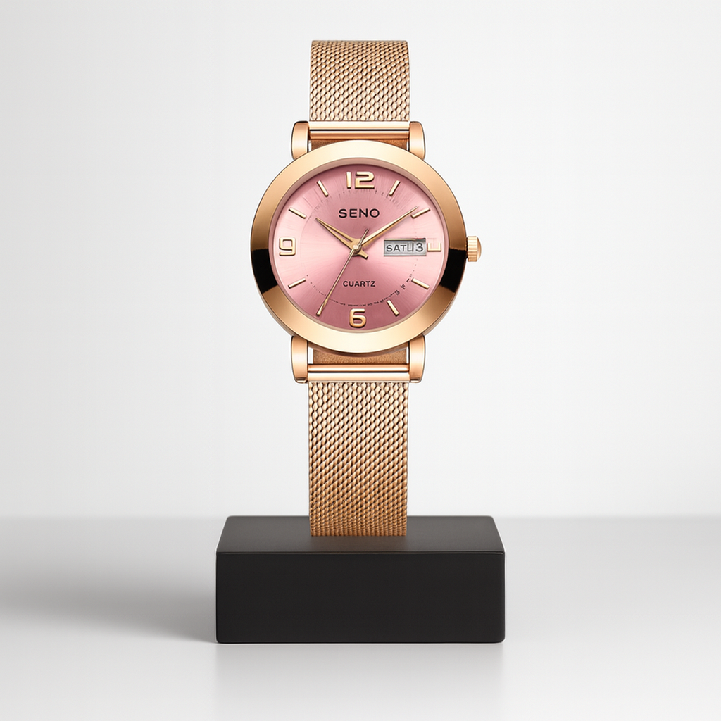 Elizabeth | Elegante Uhr mit Mesh-Armband | 28 mm