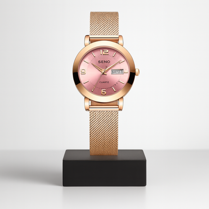 Elizabeth | Elegante Uhr mit Mesh-Armband | 28 mm