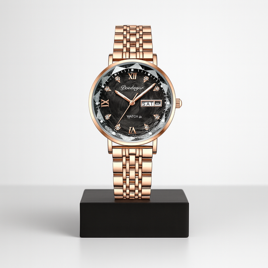 Alisha | Elegante Damenuhr mit feinen Details | 29 mm