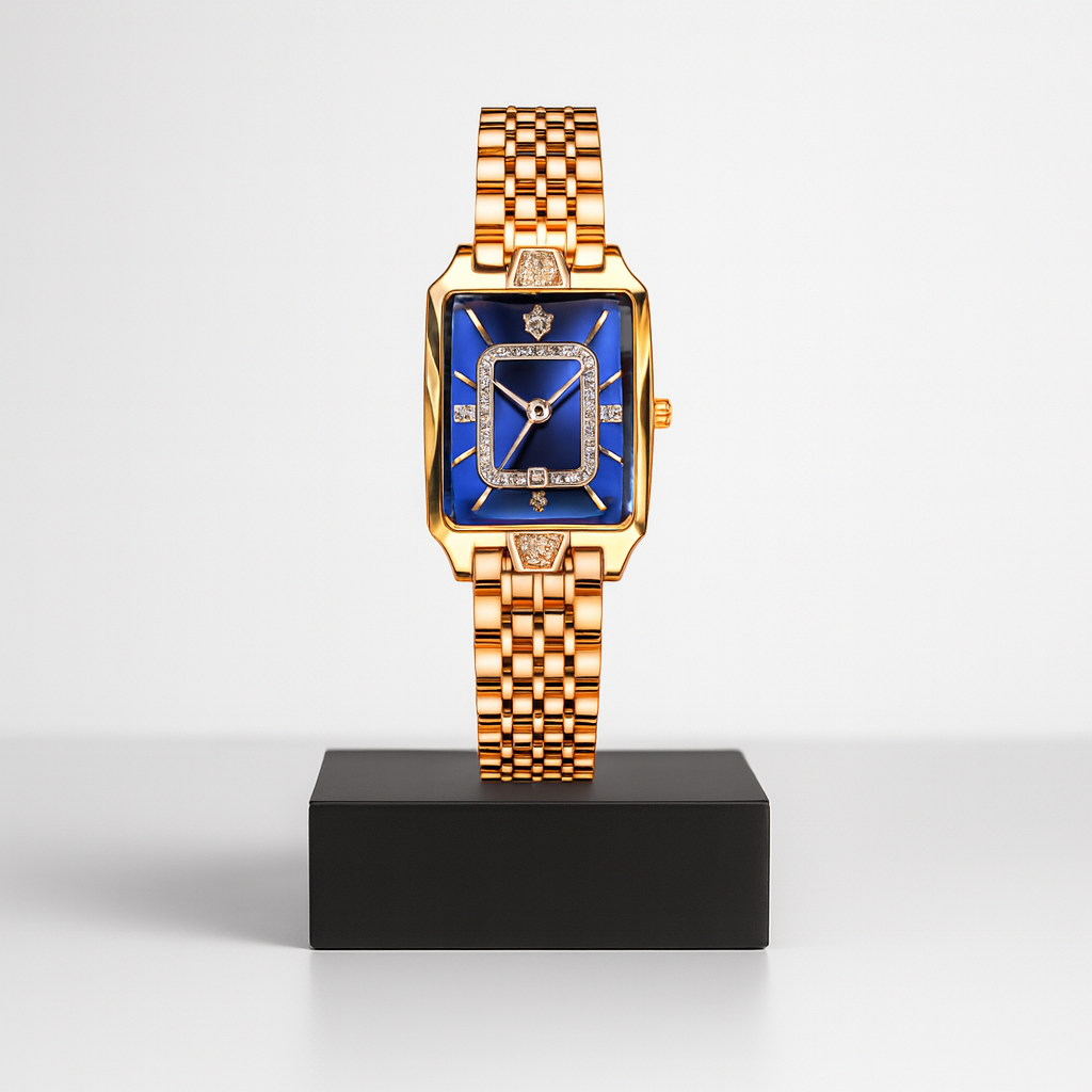 Melody | Moderne quadratische Damenuhr | 25 mm