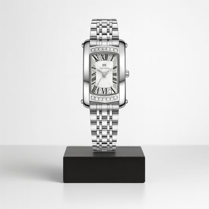 Adeline | Elegante Damenuhr mit funkelnden Kristalldetails | 36 mm