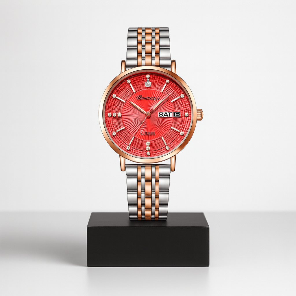 Patricia | Luxury Two-Tone Crystal Ur | 32mm