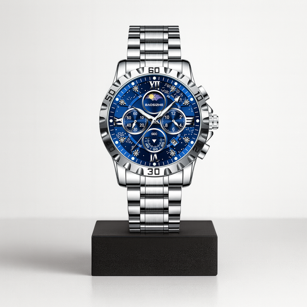 Rex | Chrono Steel Herreur til Mænd | 43mm