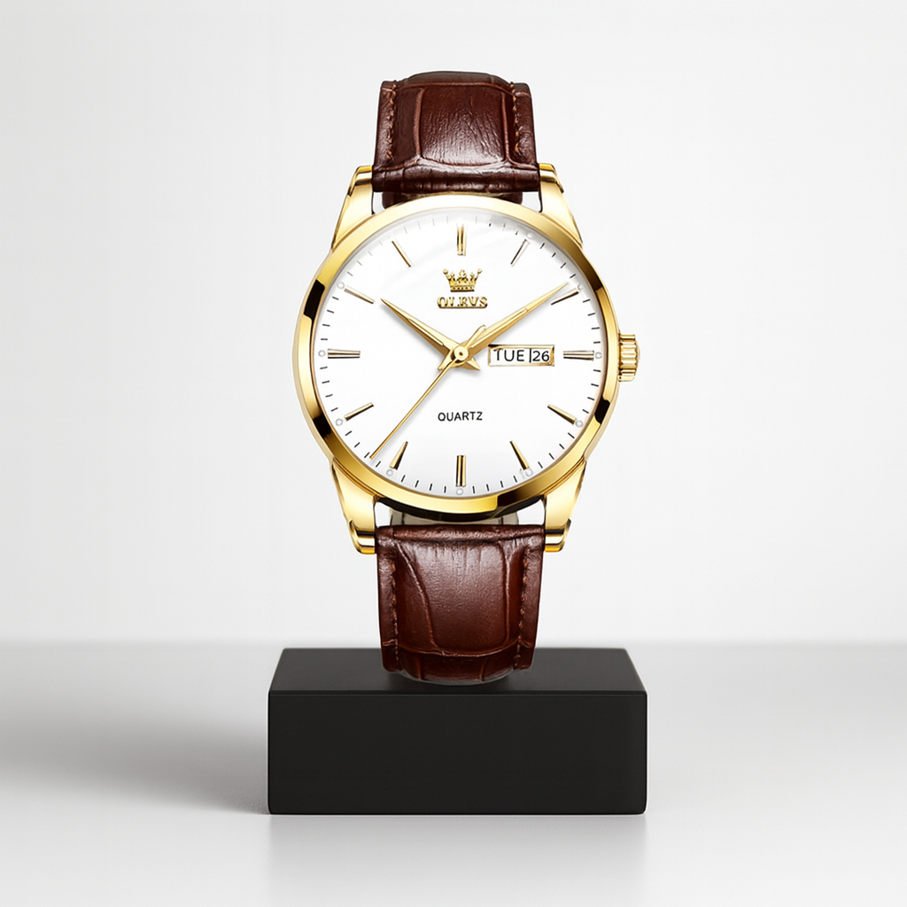 Darin | Klassisk Herreur i Heritage Quartz | 39mm