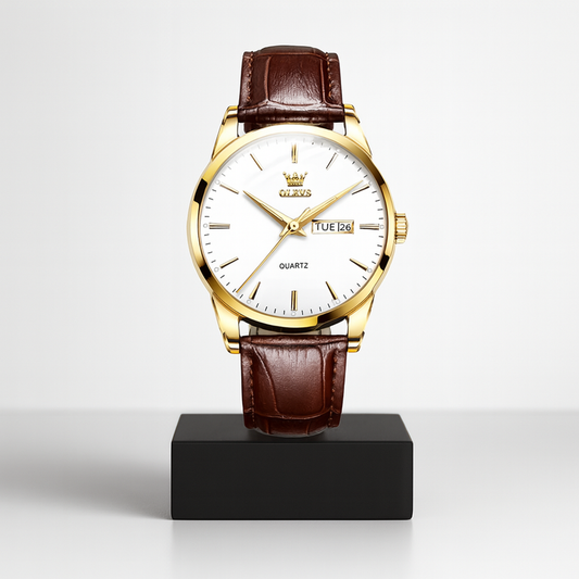 Darin | Klassisk Herreur i Heritage Quartz | 39mm