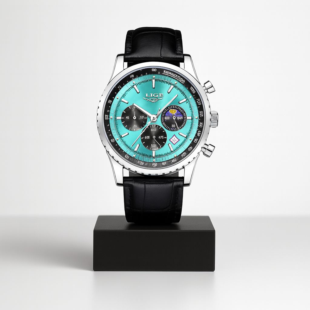 Adrian | Luxus Chronograph mit Mondphasenanzeige | 46 mm