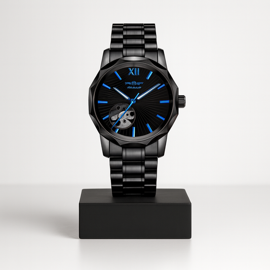 Adrian | Klassisk Skelet Mekanisk Ur | 42mm