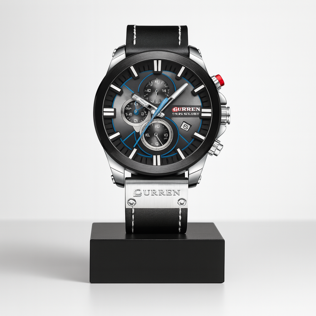 Grayson | Herre Multifunktionelt Selvlysende Quartz Ur | 49mm
