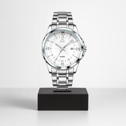 Maverick | Kronograf Læderarmbåndsur til Mænd | 40mm